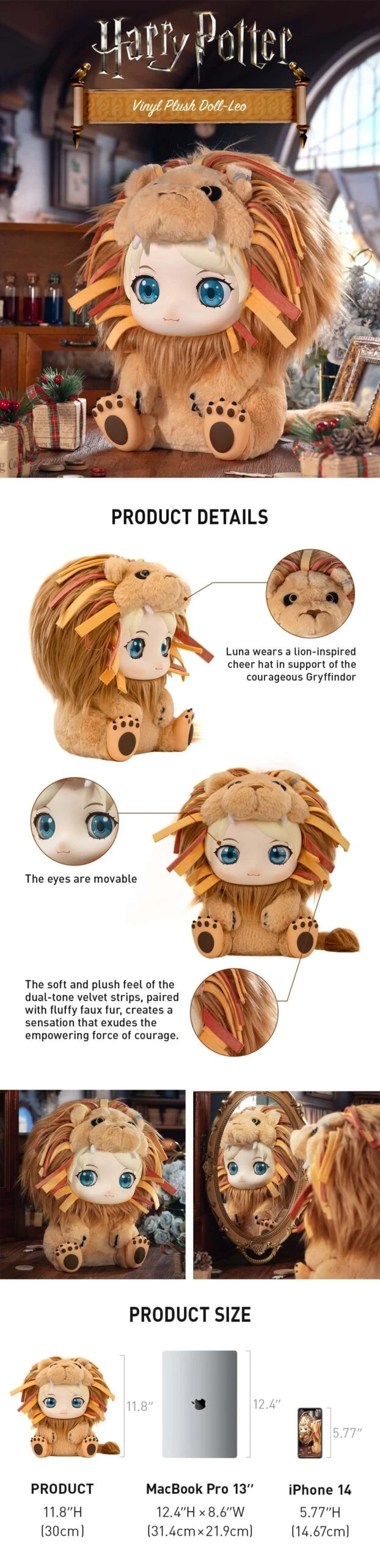 Harry Potter PVC Stuffed Toy Leo 9 Harry Potter PVC Stuffed Toy Leo - Image 9