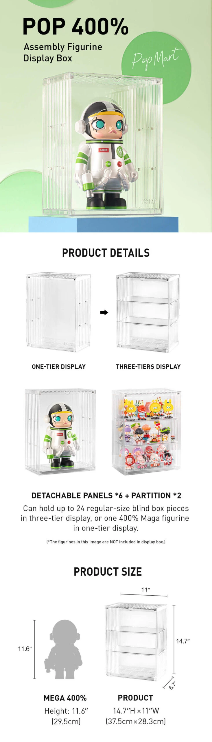 POP 400% Clear Modular Display Box 7 POP 400% Clear Modular Display Box - Image 7