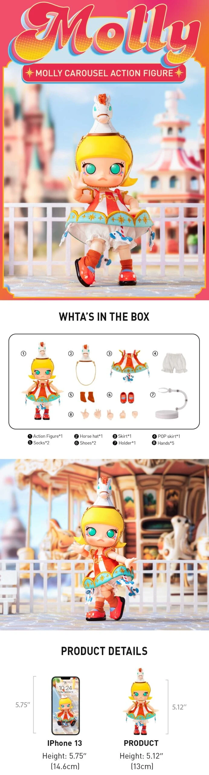 MOLLY Carousel Action Figure 7 MOLLY Carousel Action Figure - Image 7