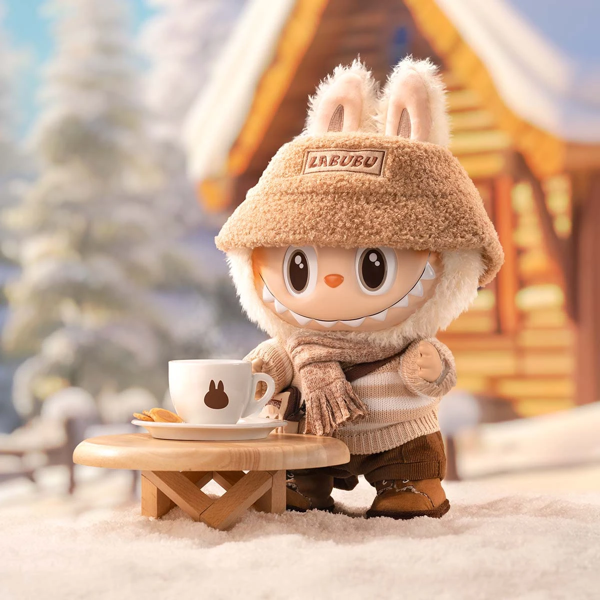 THE MONSTERS - DRESS BE LATTE Vinyl Plush Doll 5 THE MONSTERS - DRESS BE LATTE Vinyl Plush Doll - Image 5