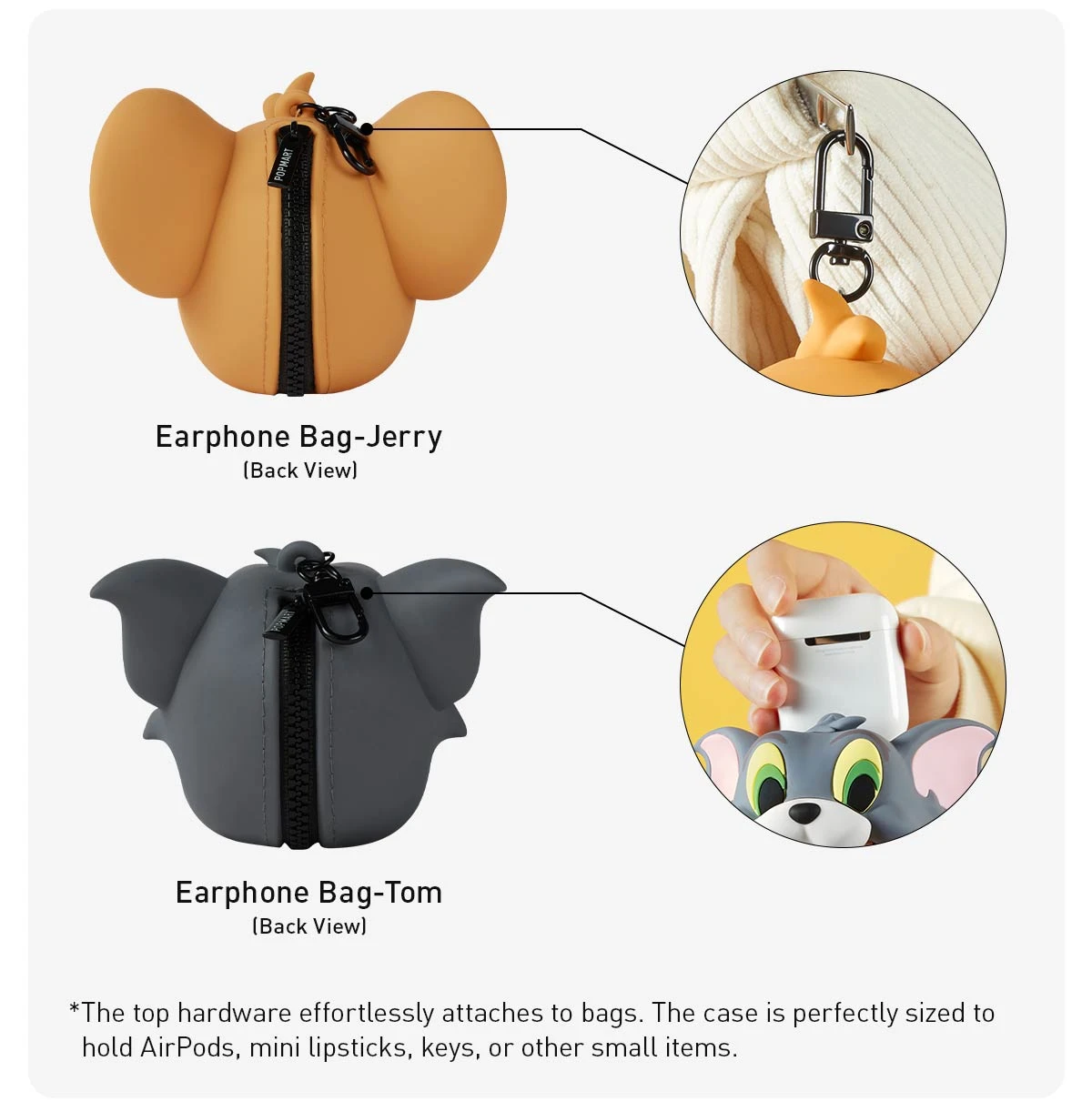 MOLLY X Warner Bros. 100th Anniversary Series-Earphone Bag (Tom And Jerry) 12 MOLLY X Warner Bros. 100th Anniversary Series-Earphone Bag (Tom And Jerry) - Image 12