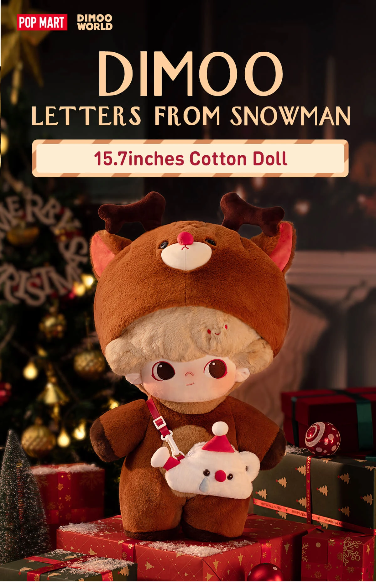 DIMOO Letters From Snowman Series -15.7 Inches Cotton Doll 5 DIMOO Letters From Snowman Series -15.7 Inches Cotton Doll - Image 5