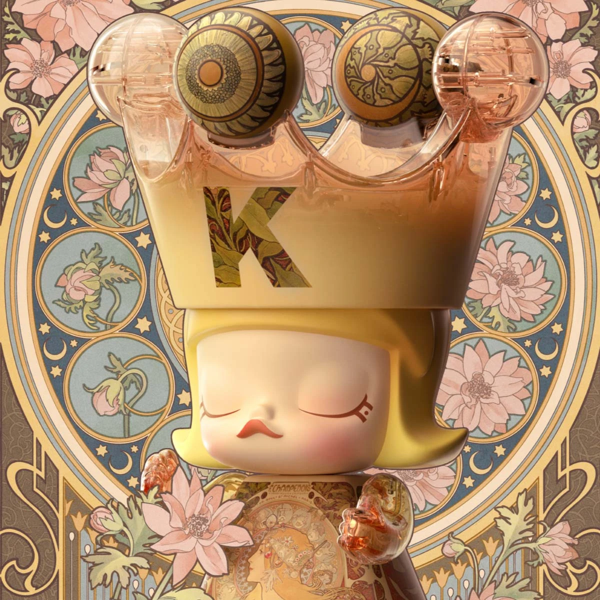 MEGA ROYAL MOLLY 1000% Mucha·Zodiac 9 MEGA ROYAL MOLLY 1000% Mucha·Zodiac - Image 9