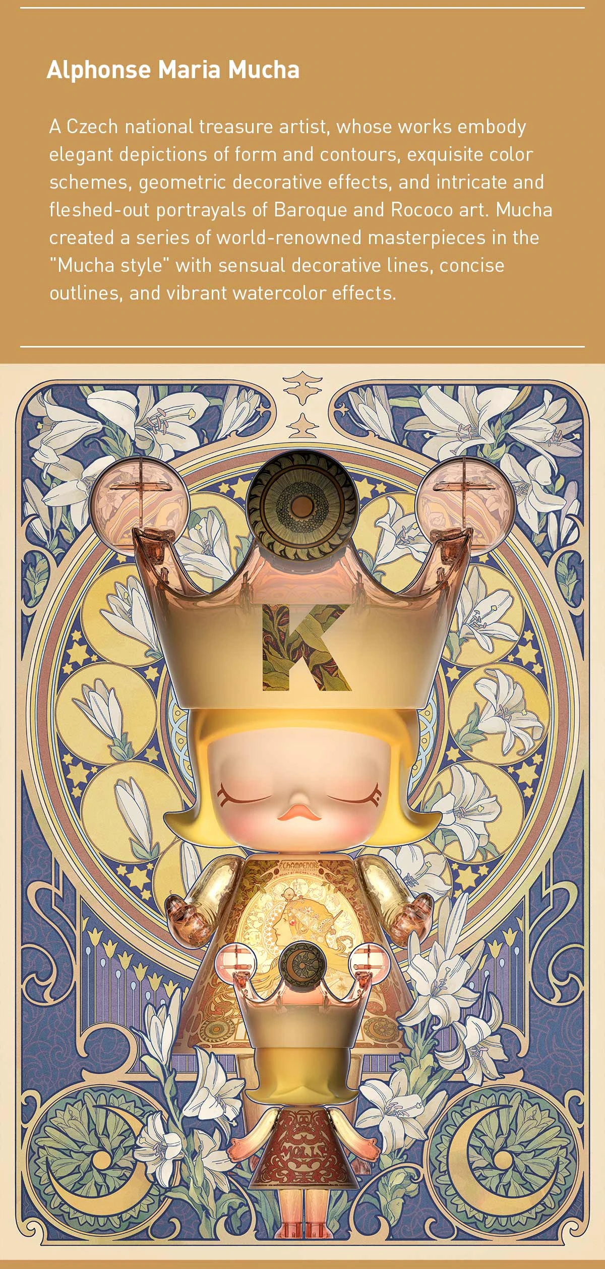 MEGA ROYAL MOLLY 400% Mucha·Zodiac 14 MEGA ROYAL MOLLY 400% Mucha·Zodiac - Image 14