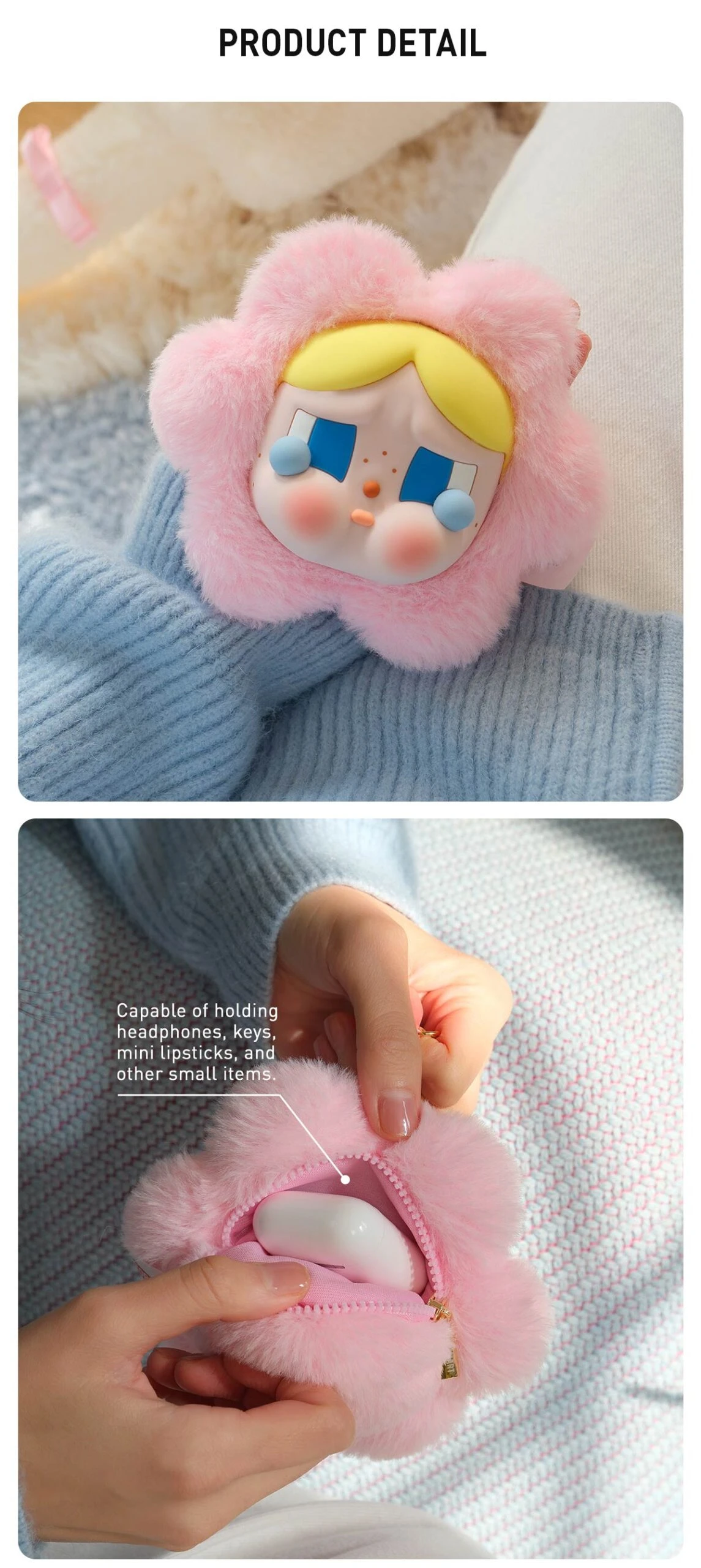 CRYBABY Sad Club Series-Silicone Plush Earphone Bag 10 CRYBABY Sad Club Series-Silicone Plush Earphone Bag - Image 10