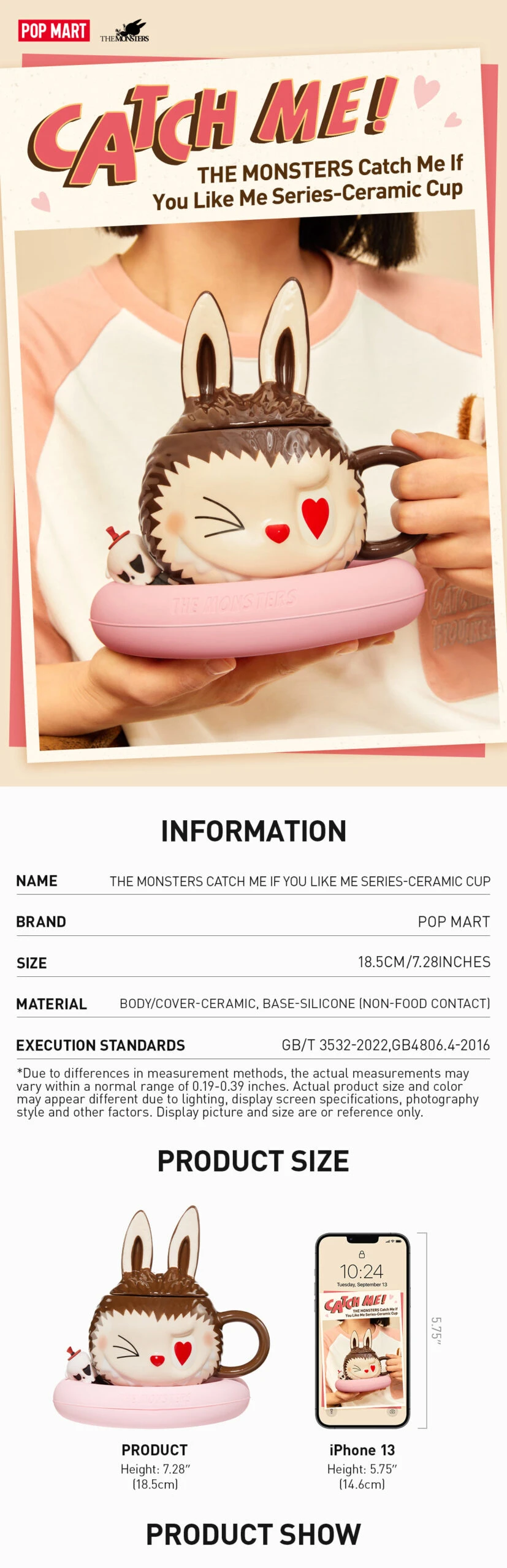 THE MONSTERS Catch Me If You Like Me Series-Ceramic Cup 5 THE MONSTERS Catch Me If You Like Me Series-Ceramic Cup - Image 5