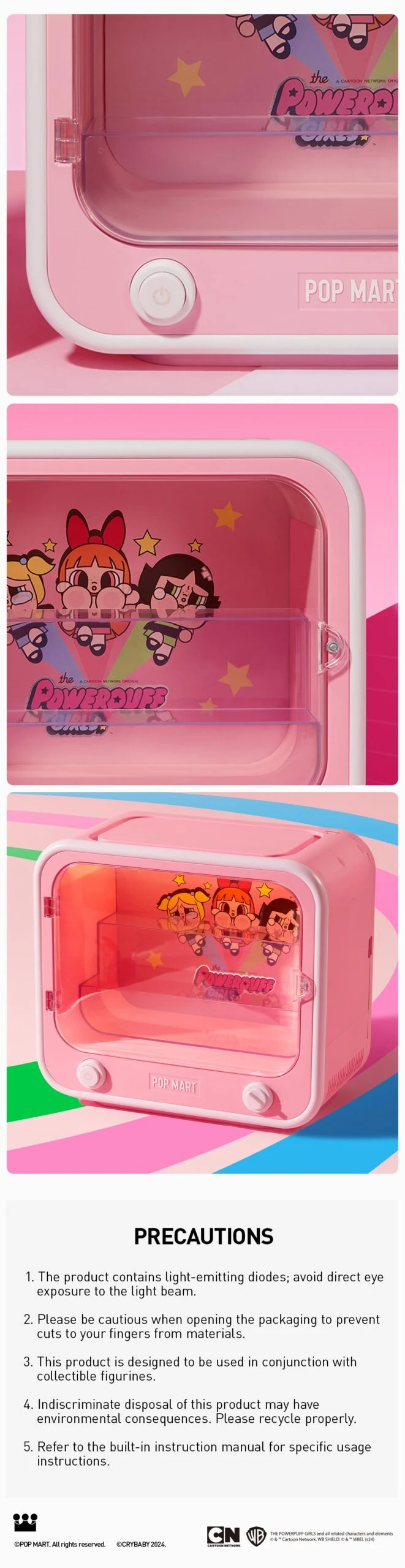 CRYBABY × Powerpuff Girls Series-TV Set Luminous Display Container 5 CRYBABY × Powerpuff Girls Series-TV Set Luminous Display Container - Image 5