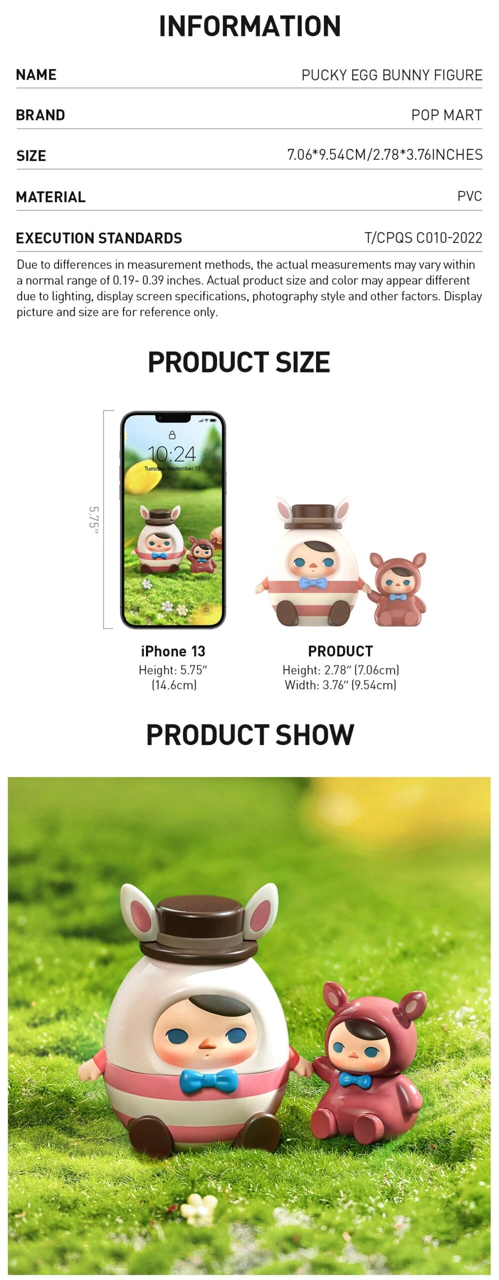 PUCKY Egg Bunny Figure 10 PUCKY Egg Bunny Figure - Image 10