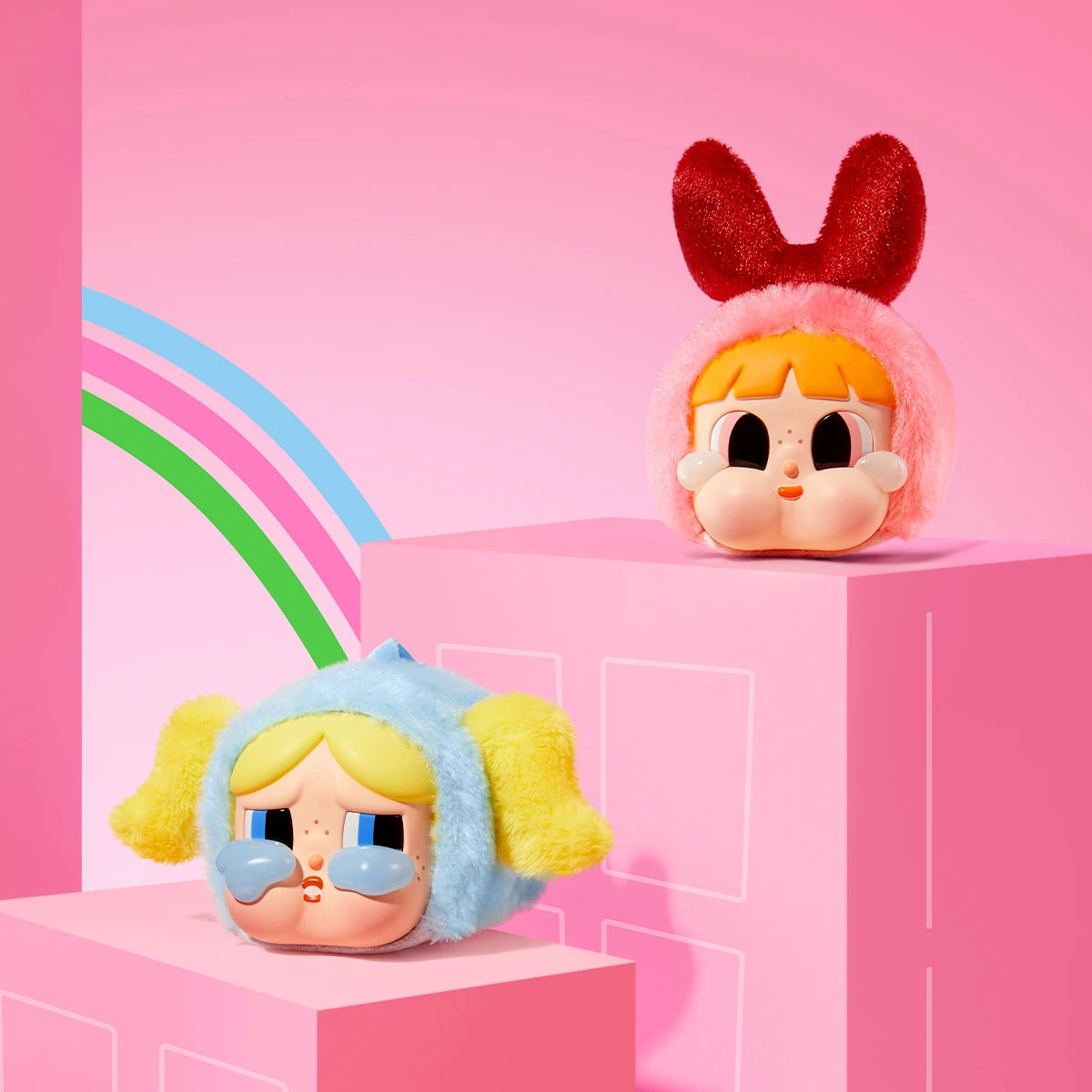 CRYBABY × Powerpuff Girls Series-Vinyl Face Plush Blind Box 10 CRYBABY × Powerpuff Girls Series-Vinyl Face Plush Blind Box - Image 10