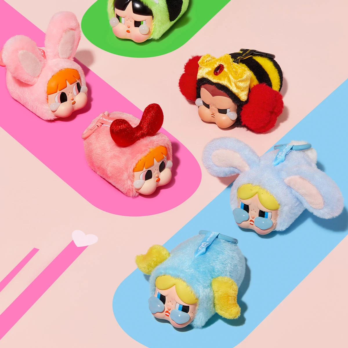 CRYBABY × Powerpuff Girls Series-Vinyl Face Plush Blind Box 2 CRYBABY × Powerpuff Girls Series-Vinyl Face Plush Blind Box - Image 2