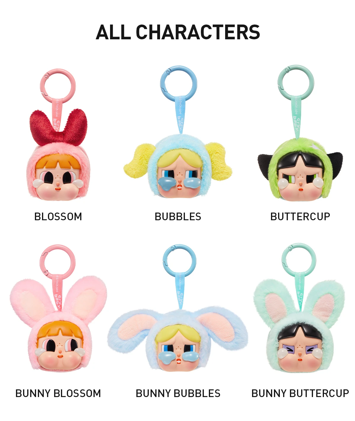 CRYBABY × Powerpuff Girls Series-Vinyl Face Plush Blind Box 14 CRYBABY × Powerpuff Girls Series-Vinyl Face Plush Blind Box - Image 14