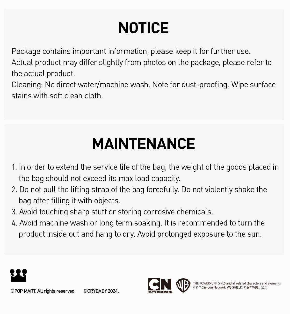 CRYBABY × Powerpuff Girls Series-Cosmetic Bag 13 CRYBABY × Powerpuff Girls Series-Cosmetic Bag - Image 13