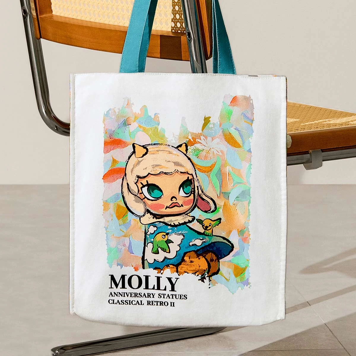 MOLLY Anniversary Statues Classical Retro 2 Series-Canvas Bag 5 MOLLY Anniversary Statues Classical Retro 2 Series-Canvas Bag - Image 5