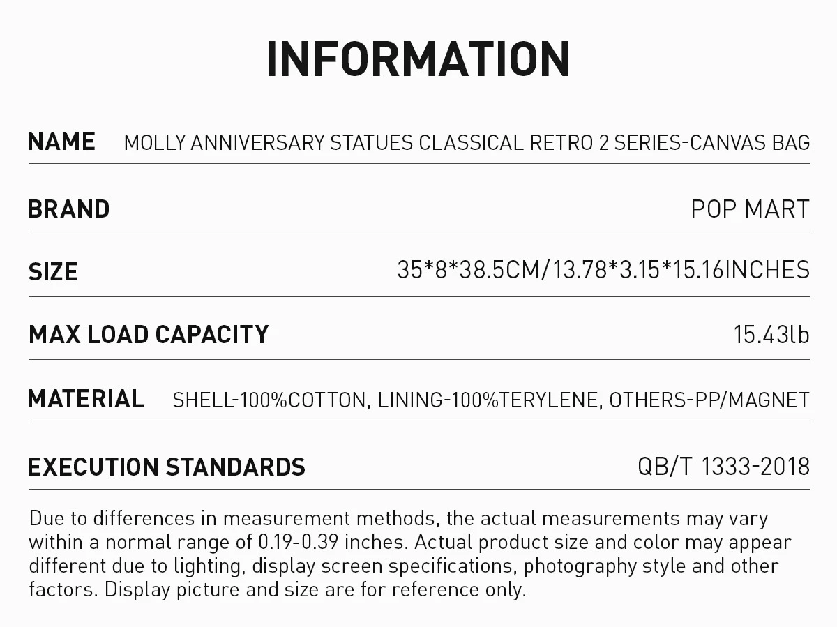 MOLLY Anniversary Statues Classical Retro 2 Series-Canvas Bag 9 MOLLY Anniversary Statues Classical Retro 2 Series-Canvas Bag - Image 9