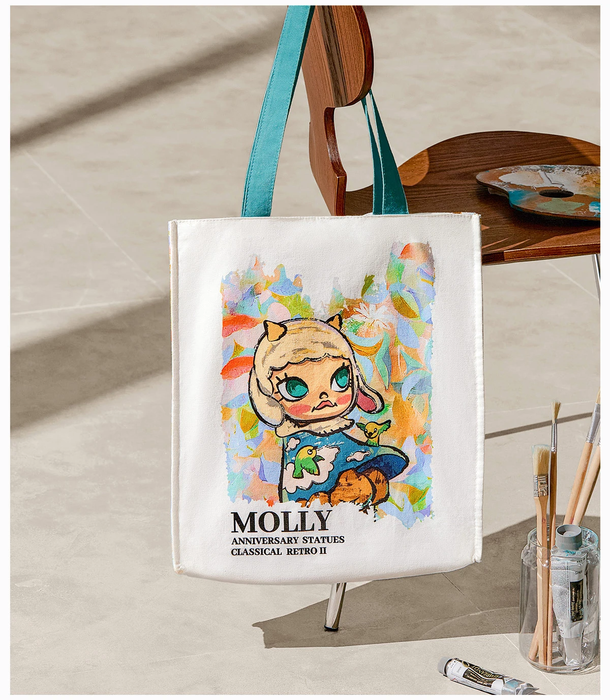 MOLLY Anniversary Statues Classical Retro 2 Series-Canvas Bag 12 MOLLY Anniversary Statues Classical Retro 2 Series-Canvas Bag - Image 12