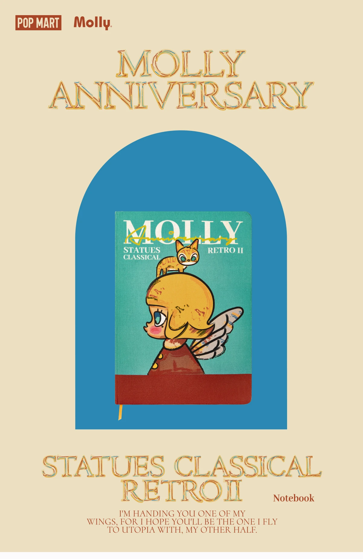 MOLLY Anniversary Statues Classical Retro 2 Series-Notebook 7 MOLLY Anniversary Statues Classical Retro 2 Series-Notebook - Image 7