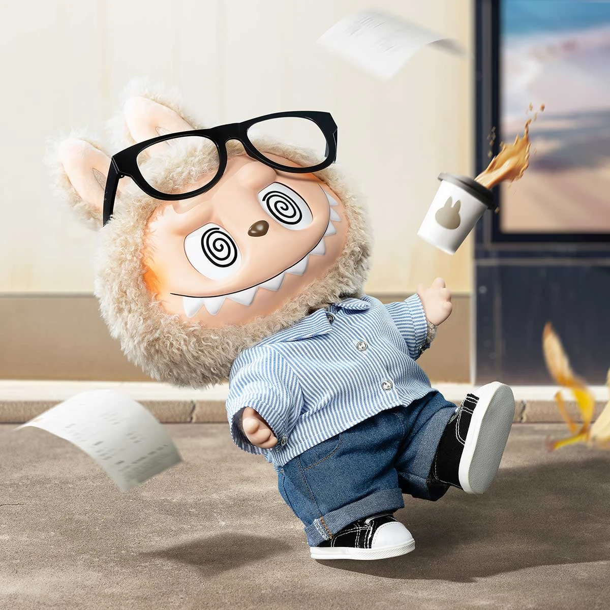 THE MONSTERS - FLIP WITH ME Vinyl Plush Doll 4 THE MONSTERS - FLIP WITH ME Vinyl Plush Doll - Image 4