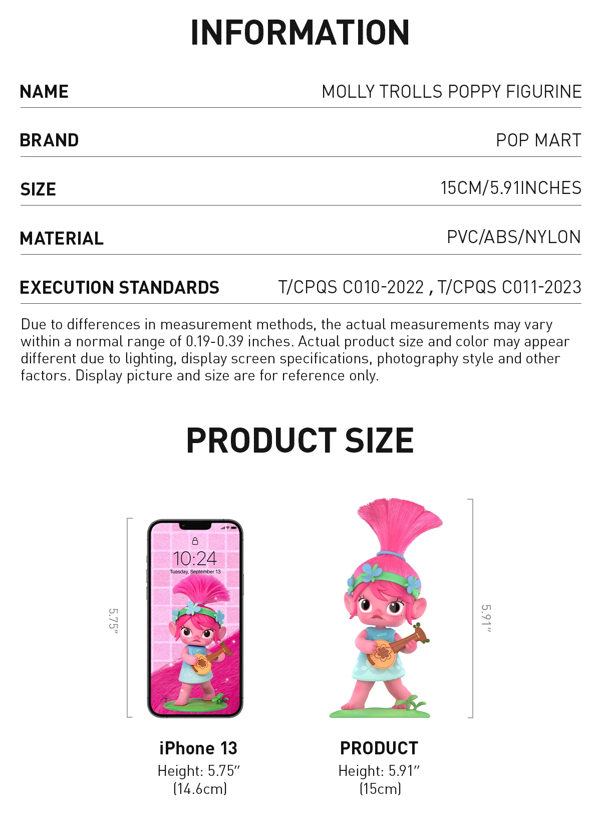 Molly Trolls Poppy Figurine 8 Molly Trolls Poppy Figurine - Image 8