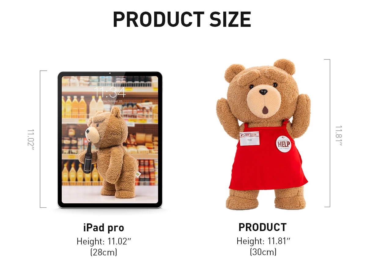 Ted2-ted Action Plush Figure 10 Ted2-ted Action Plush Figure - Image 10