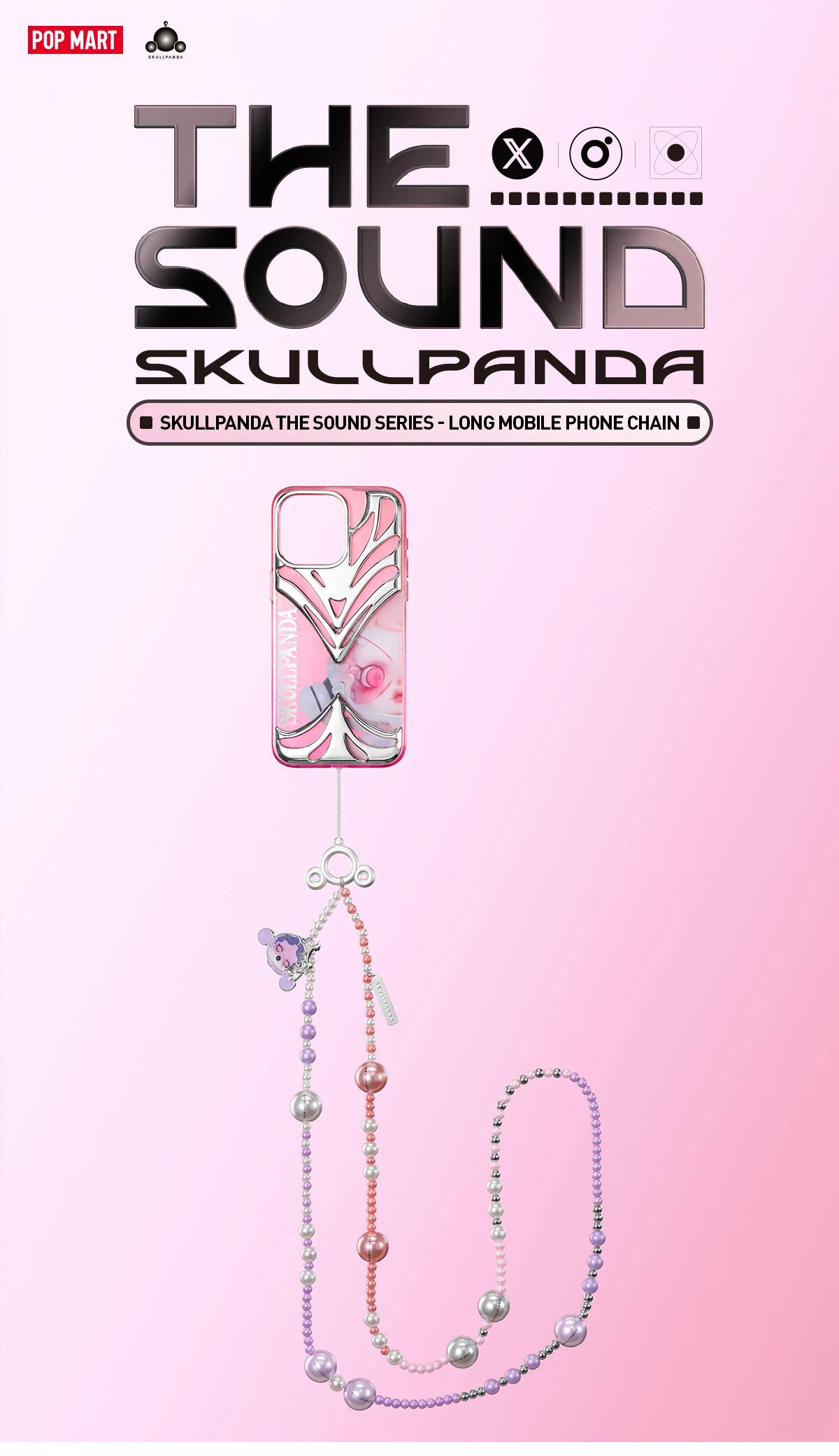 SKULLPANDA The Sound Series Long Mobile Phone Chain 10 SKULLPANDA The Sound Series Long Mobile Phone Chain - Image 10