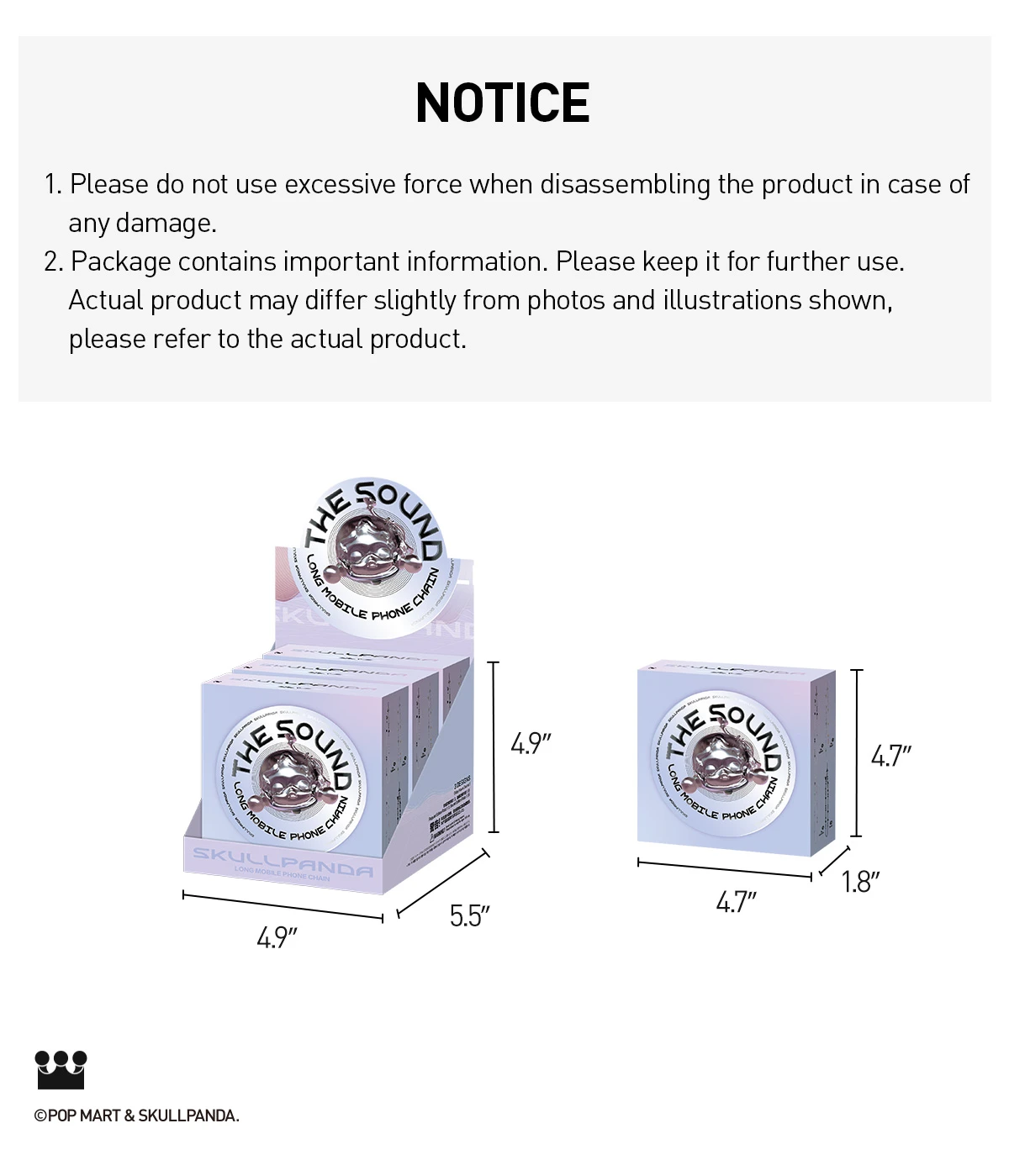 SKULLPANDA The Sound Series Long Mobile Phone Chain 17 SKULLPANDA The Sound Series Long Mobile Phone Chain - Image 17