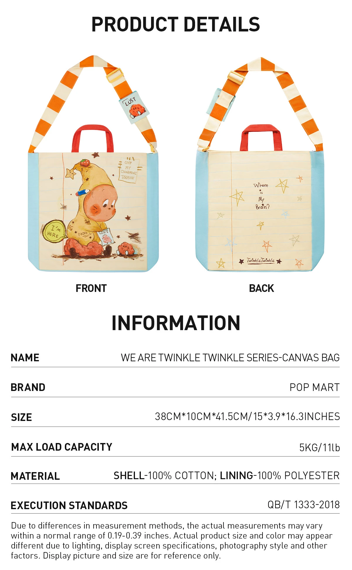 We Are Twinkle Twinkle Series-Canvas Bag 10 We Are Twinkle Twinkle Series-Canvas Bag - Image 10