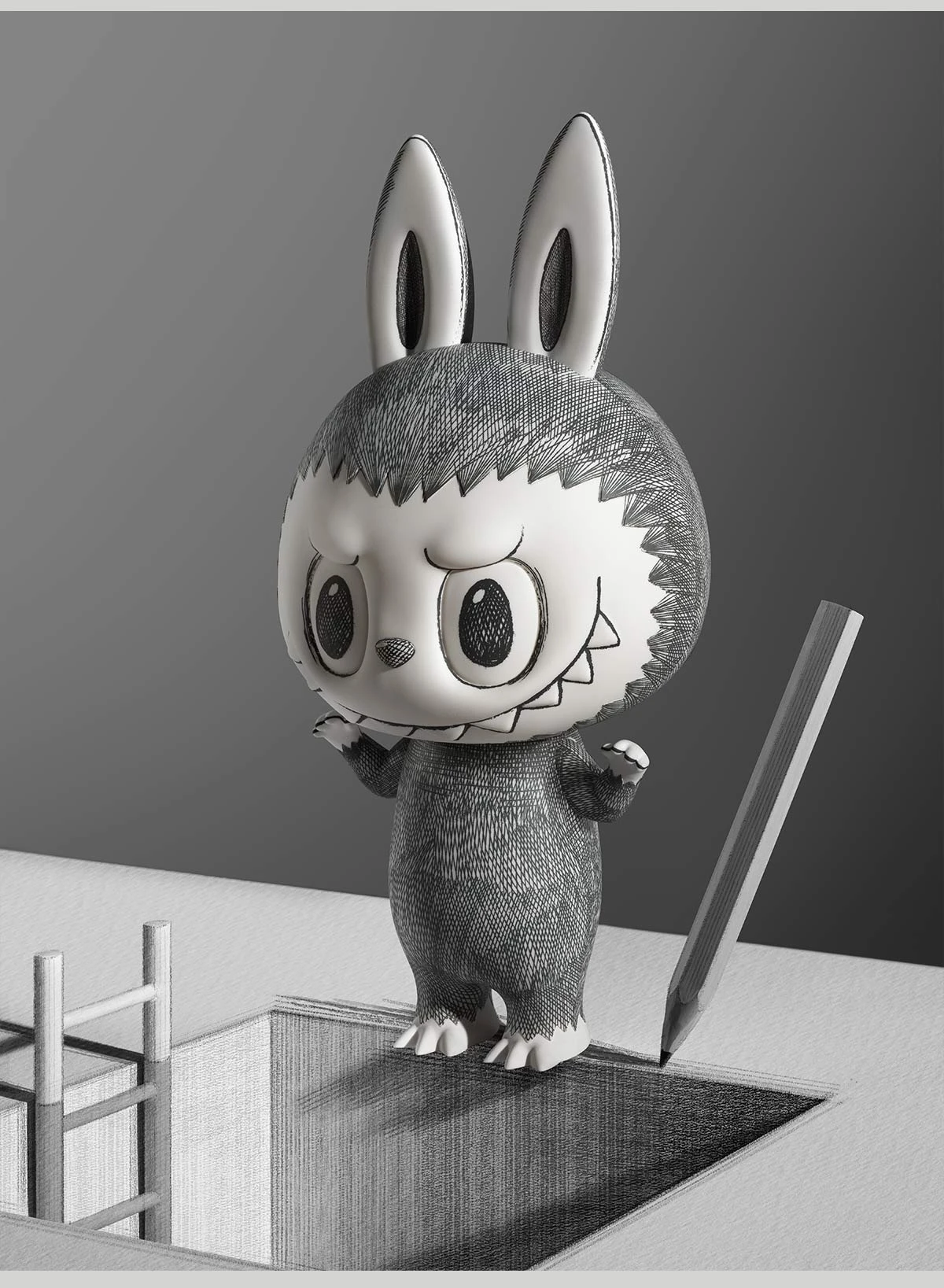 MEGA LABUBU 1000% Sketch 14 MEGA LABUBU 1000% Sketch - Image 14