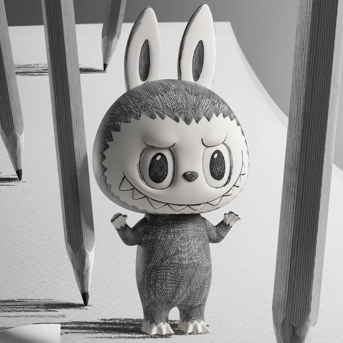 MEGA LABUBU 400% Sketch 7 MEGA LABUBU 400% Sketch - Image 7