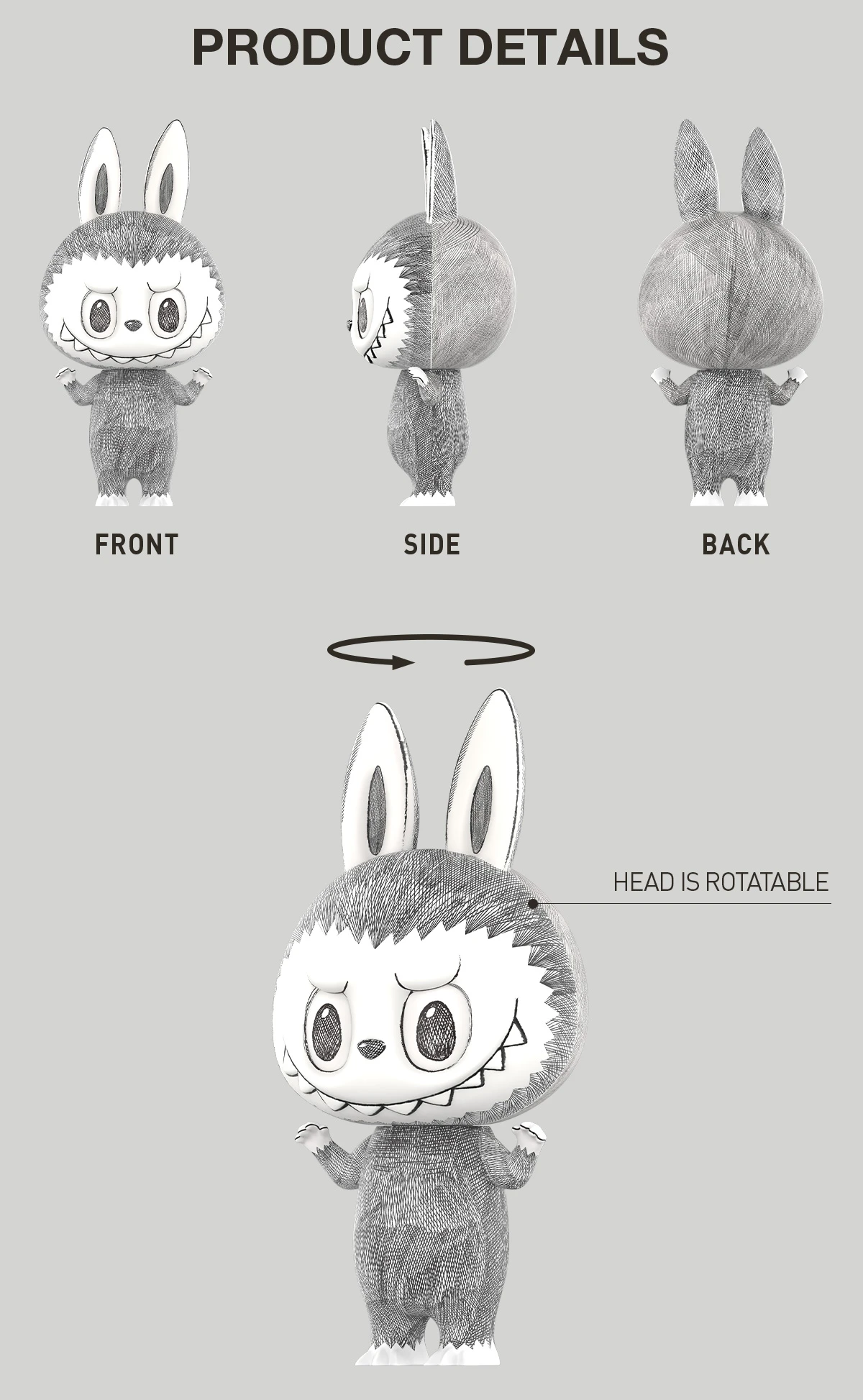 MEGA LABUBU 400% Sketch 11 MEGA LABUBU 400% Sketch - Image 11