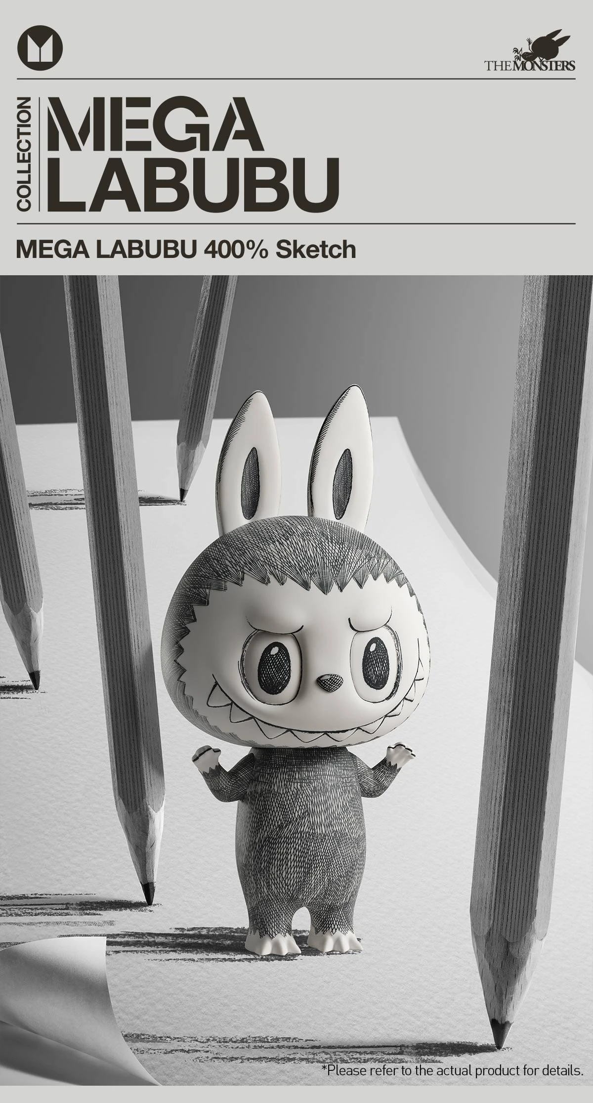 MEGA LABUBU 400% Sketch 9 MEGA LABUBU 400% Sketch - Image 9