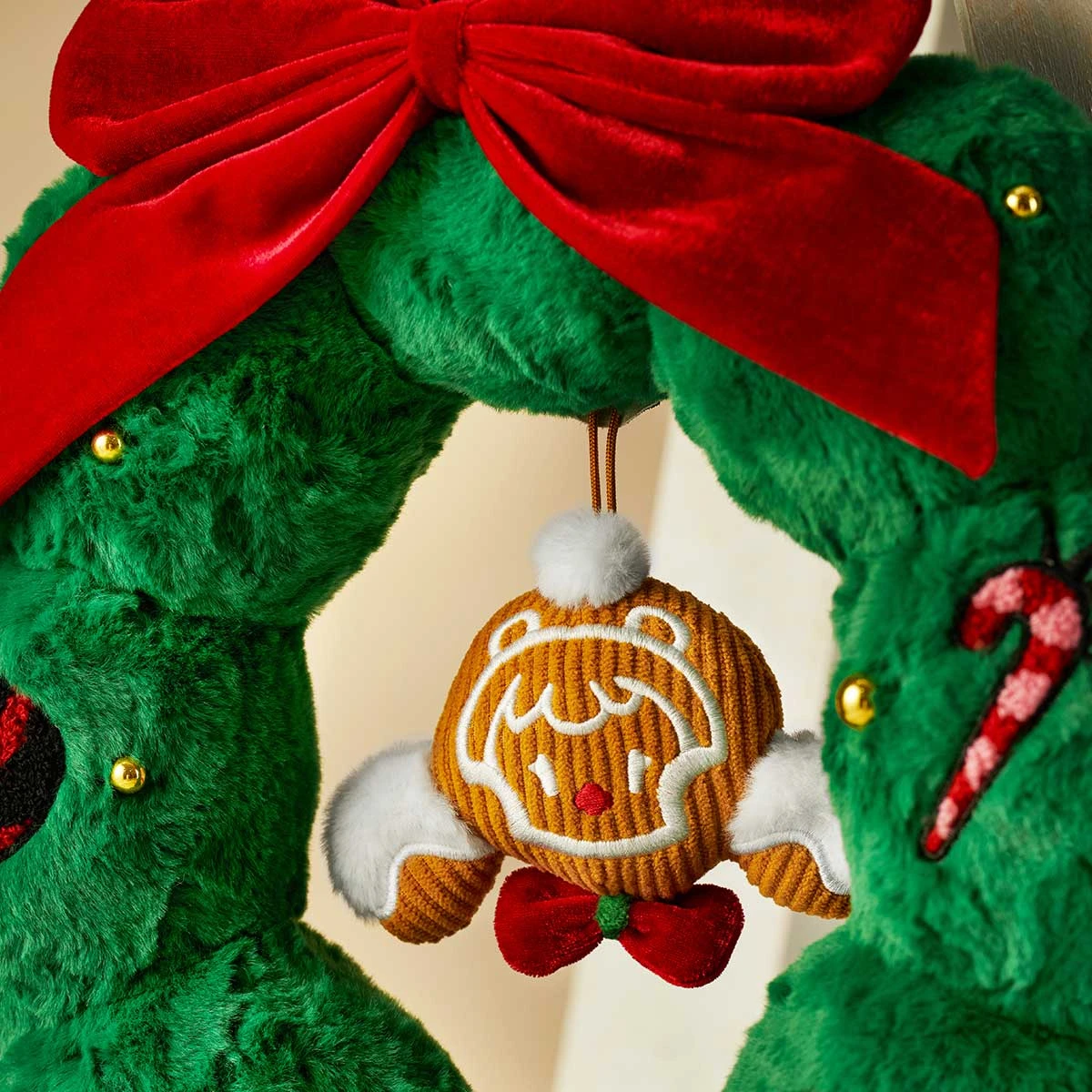 SKULLPANDA Tell Me What You Want Series Plush Wreath Pendant 4 SKULLPANDA Tell Me What You Want Series Plush Wreath Pendant - Image 4