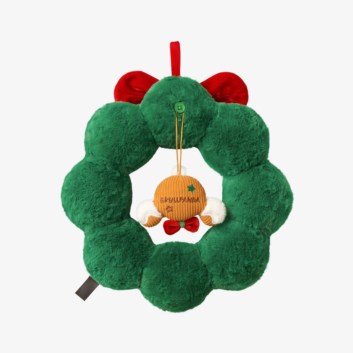 SKULLPANDA Tell Me What You Want Series Plush Wreath Pendant 2 SKULLPANDA Tell Me What You Want Series Plush Wreath Pendant - Image 2