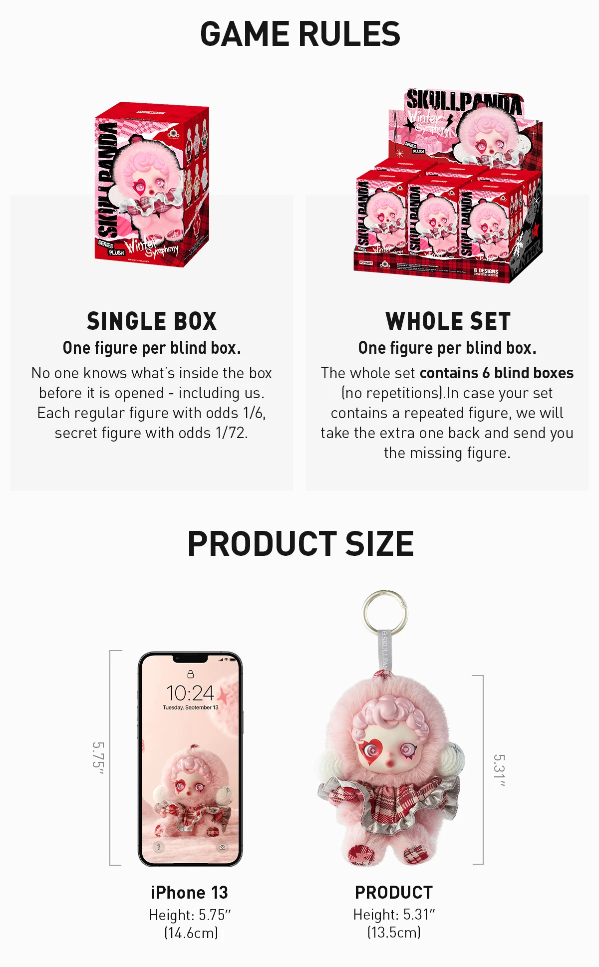 SKULLPANDA Winter Symphony Series Plush 14 SKULLPANDA Winter Symphony Series Plush - Image 14