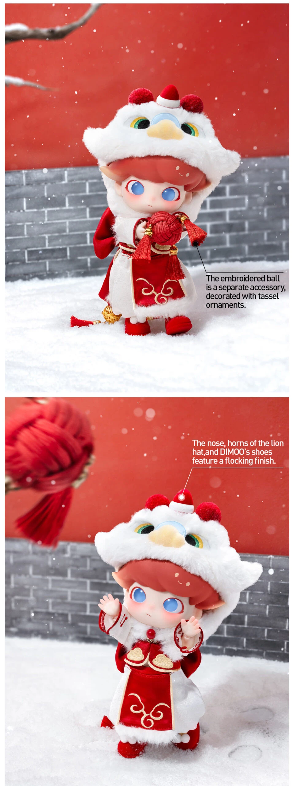 DIMOO Auspicious Lion 1/8 Action Figure 10 DIMOO Auspicious Lion 1/8 Action Figure - Image 10