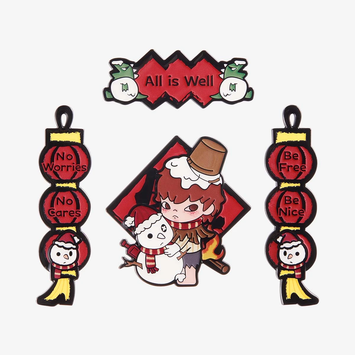 Wealthy Snake's New Year Celebration Series-Mini Spring Couplets Fridge Magnet Blind Box 6 Wealthy Snake's New Year Celebration Series-Mini Spring Couplets Fridge Magnet Blind Box - Image 6