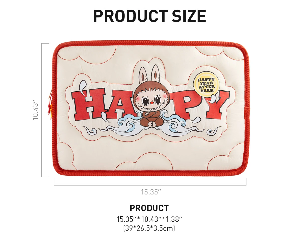 Wealthy Snake's New Year Celebration Series-LABUBU Laptop Bag 7 Wealthy Snake's New Year Celebration Series-LABUBU Laptop Bag - Image 7