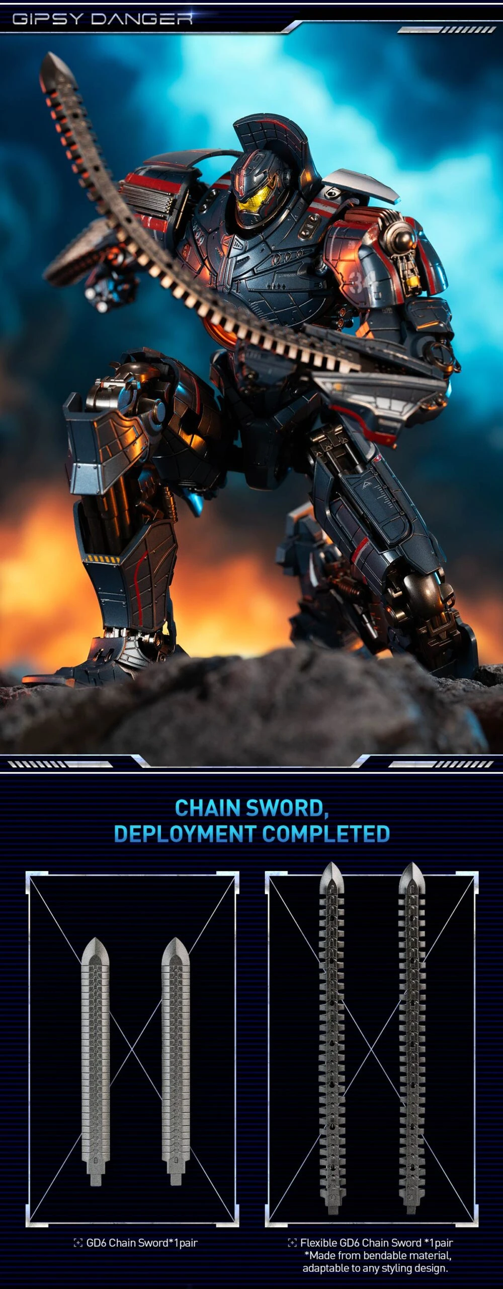 Pacific Rim: Gipsy Danger Diecast Action Figure 19 Pacific Rim: Gipsy Danger Diecast Action Figure - Image 19