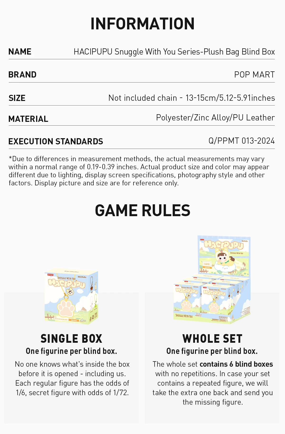 HACIPUPU Snuggle With You Series-Plush Bag Blind Box 14 HACIPUPU Snuggle With You Series-Plush Bag Blind Box - Image 14