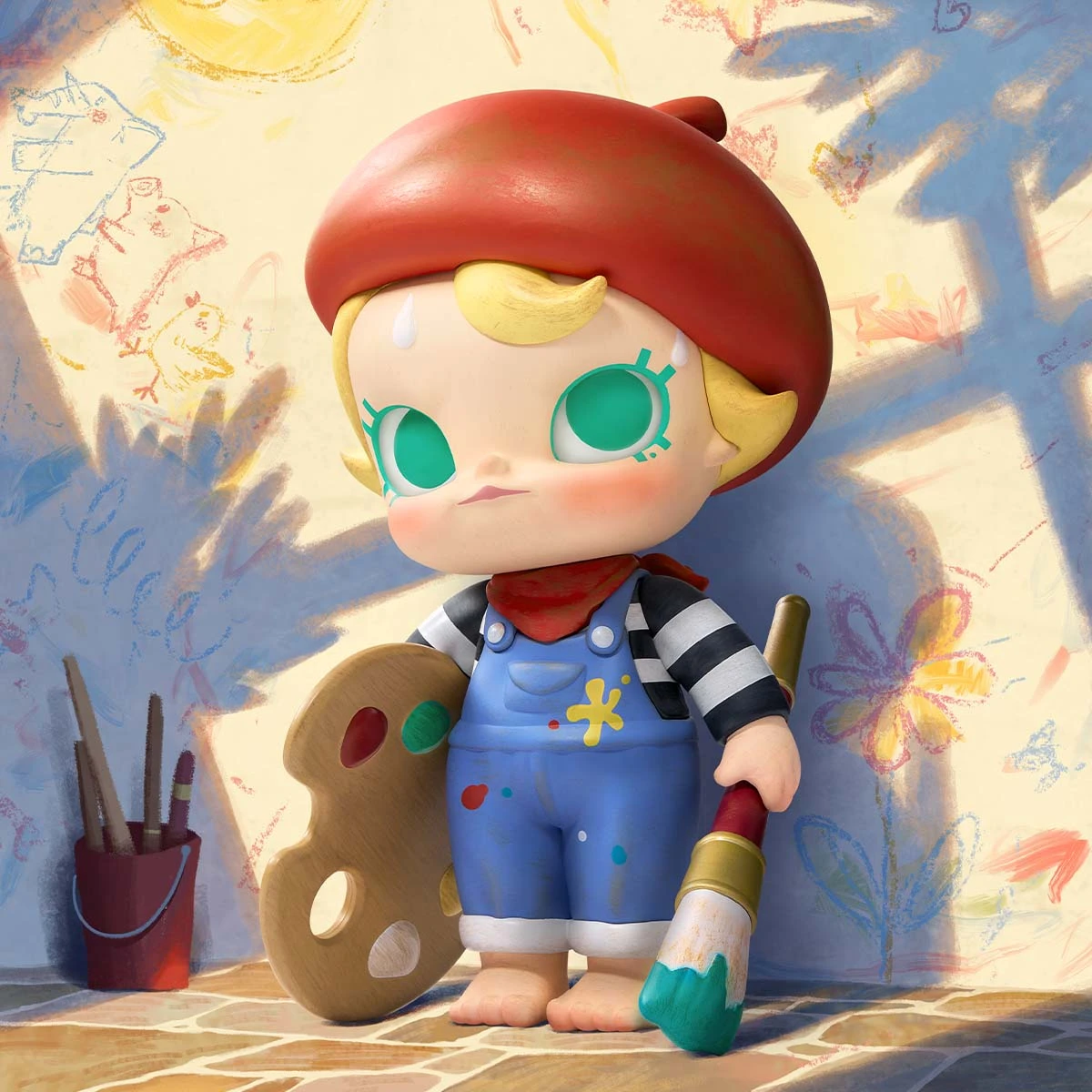Baby Molly Future Painter Figurine 10 Baby Molly Future Painter Figurine - Image 10