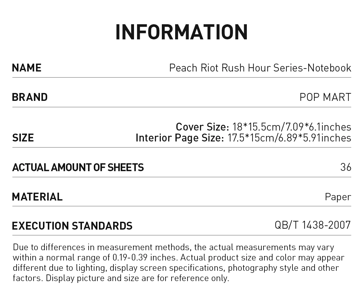 Peach Riot Rush Hour Series-Notebook 8 Peach Riot Rush Hour Series-Notebook - Image 8