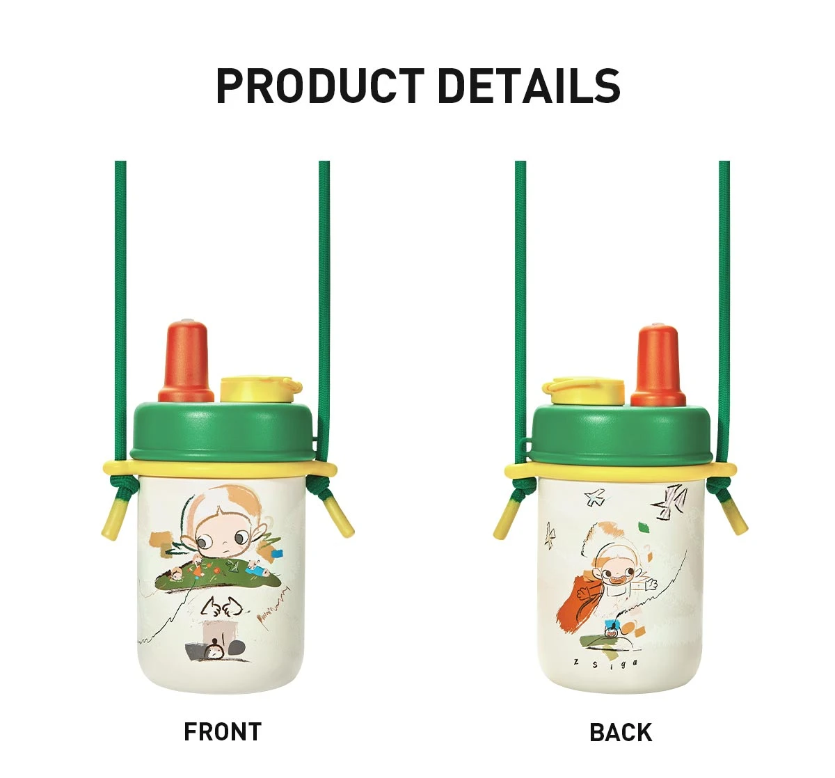 Zsiga Borderline Drifter Series-Portable Insulated Straw Cup 6 Zsiga Borderline Drifter Series-Portable Insulated Straw Cup - Image 6