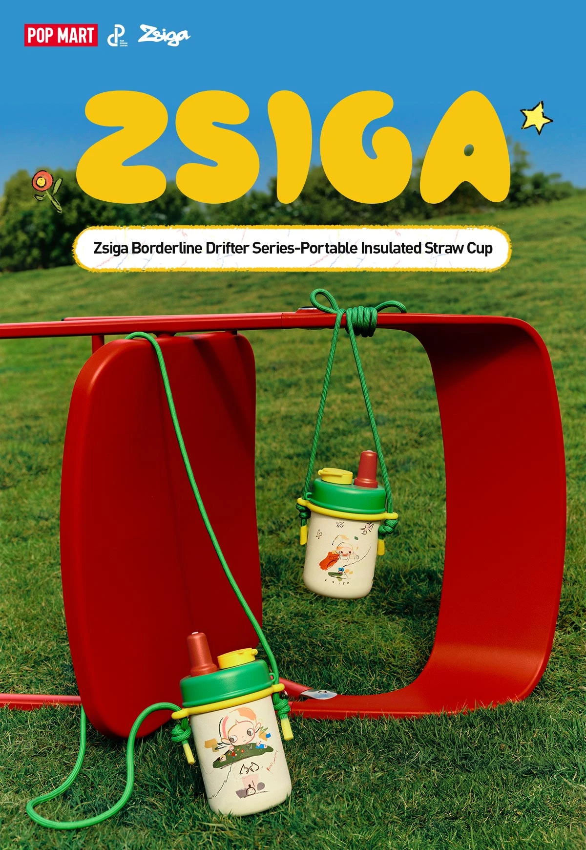 Zsiga Borderline Drifter Series-Portable Insulated Straw Cup 5 Zsiga Borderline Drifter Series-Portable Insulated Straw Cup - Image 5