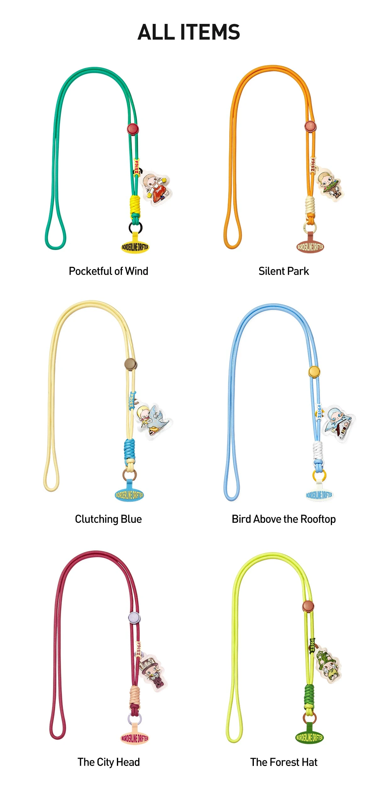 Zsiga Borderline Drifter Series-Phone Charm Blind Box 13 Zsiga Borderline Drifter Series-Phone Charm Blind Box - Image 13