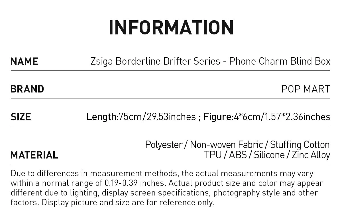 Zsiga Borderline Drifter Series-Phone Charm Blind Box 15 Zsiga Borderline Drifter Series-Phone Charm Blind Box - Image 15