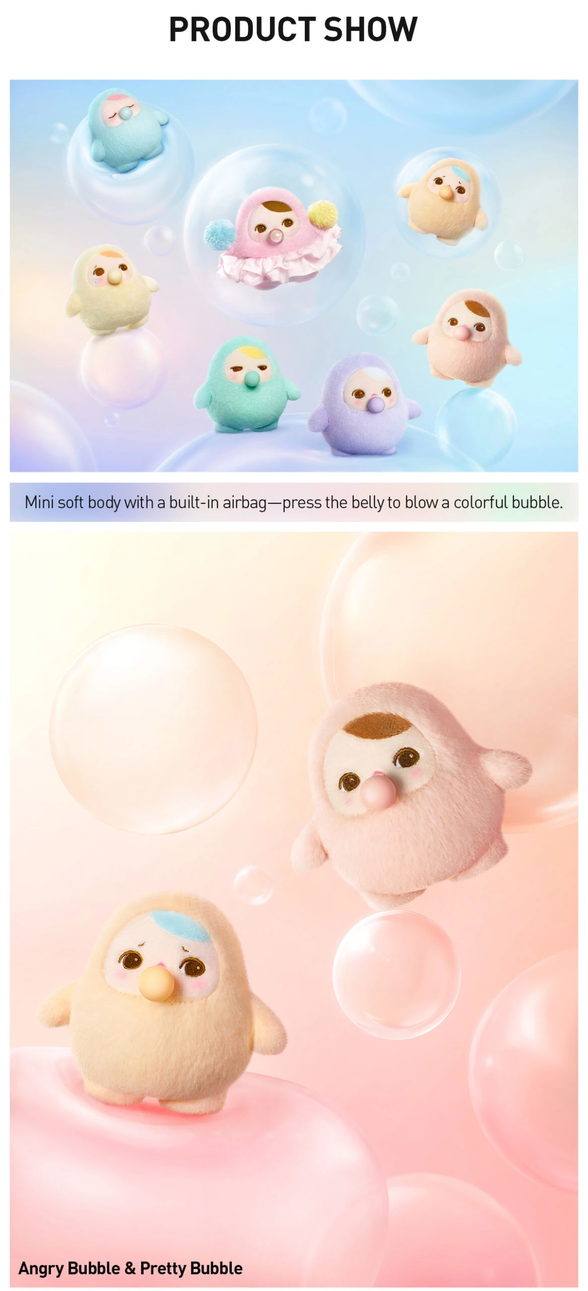 PUCKY BEANIE BUBBLE UP SERIES-Plush Pendant Blind Box 15 PUCKY BEANIE BUBBLE UP SERIES-Plush Pendant Blind Box - Image 15