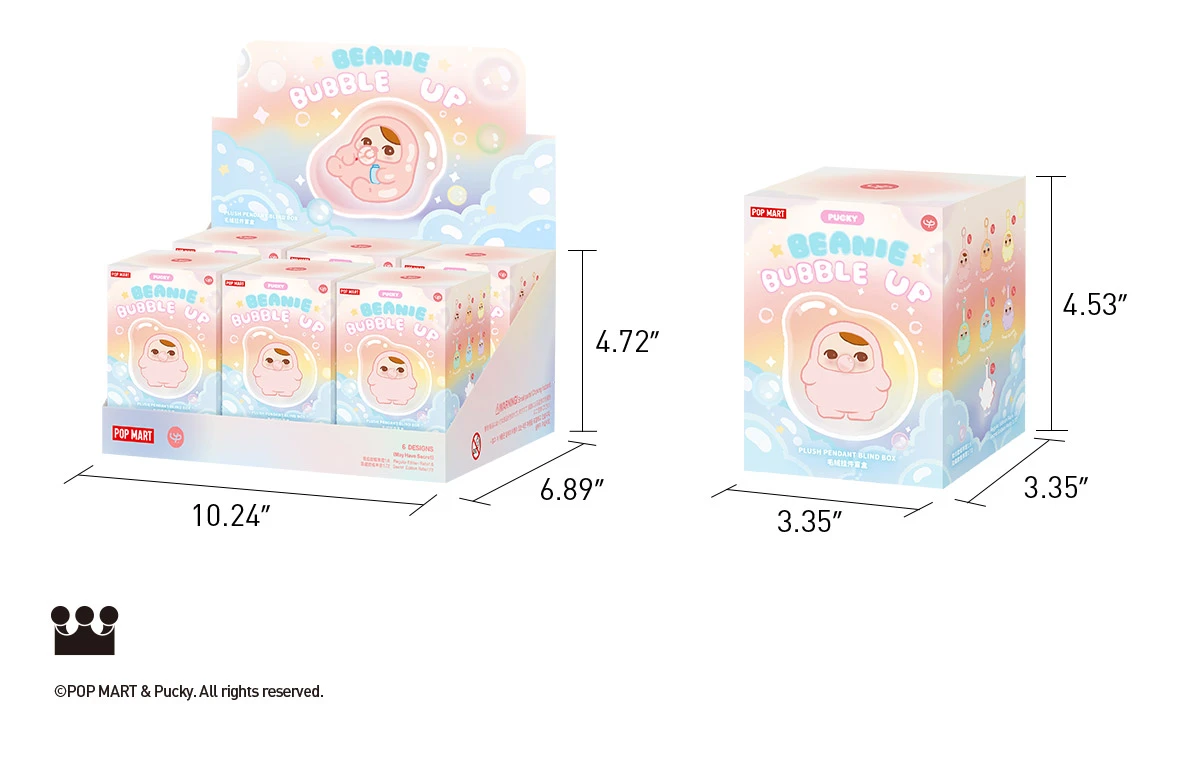 PUCKY BEANIE BUBBLE UP SERIES-Plush Pendant Blind Box 18 PUCKY BEANIE BUBBLE UP SERIES-Plush Pendant Blind Box - Image 18