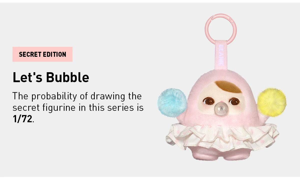 PUCKY BEANIE BUBBLE UP SERIES-Plush Pendant Blind Box 11 PUCKY BEANIE BUBBLE UP SERIES-Plush Pendant Blind Box - Image 11