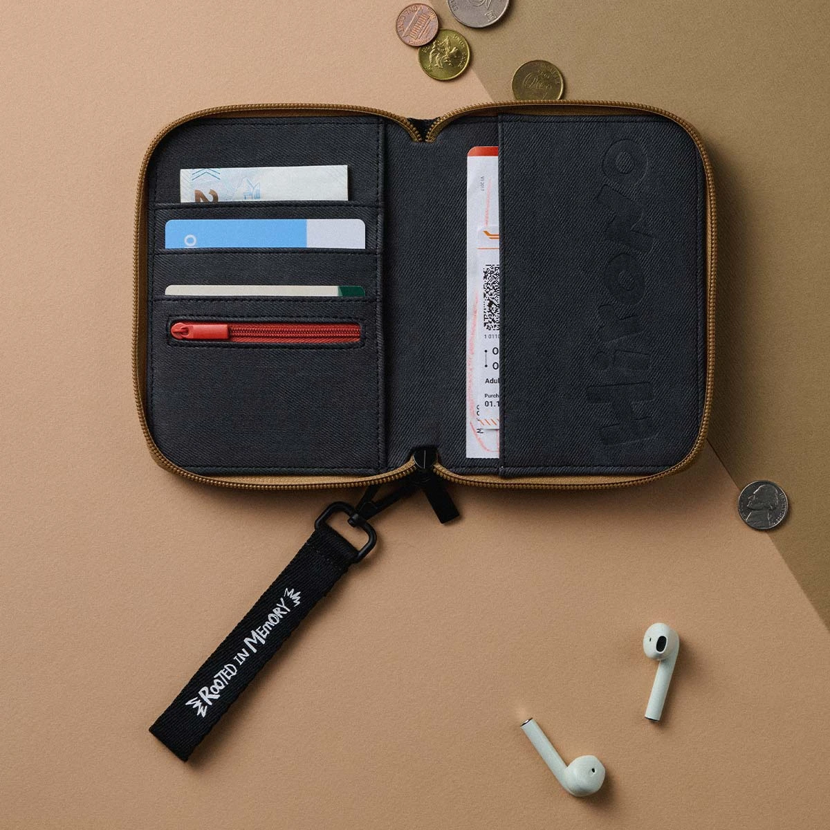 Hirono Echo Series - Passport Bag 5 Hirono Echo Series - Passport Bag - Image 5