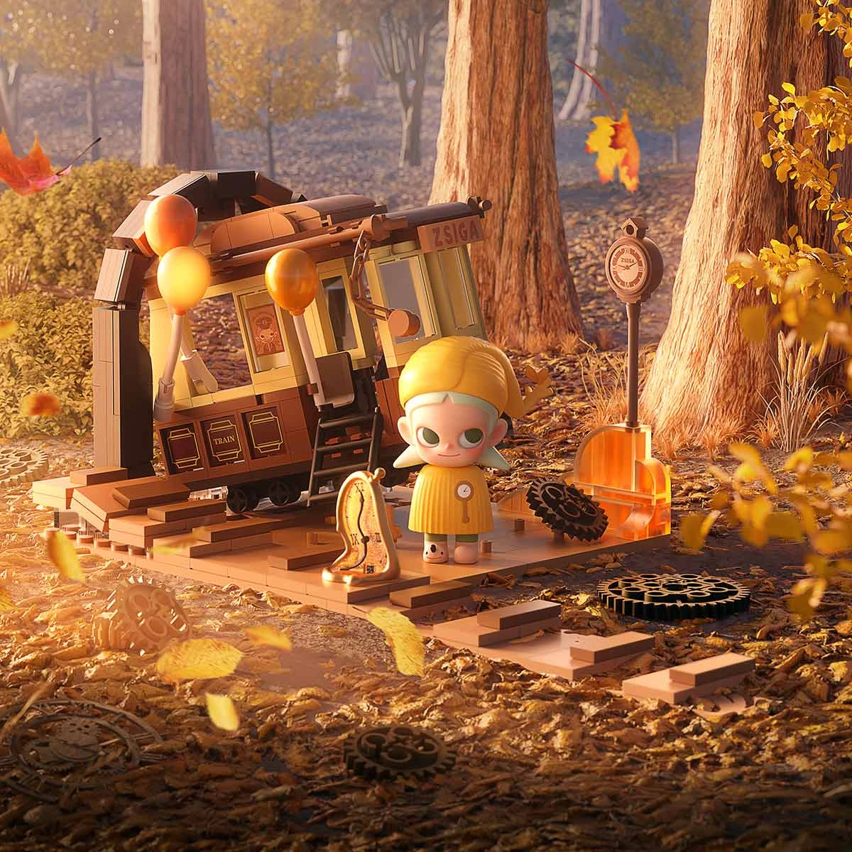 Zsiga Walking Into The Forest Series Blocks 2 Zsiga Walking Into The Forest Series Blocks - Image 2