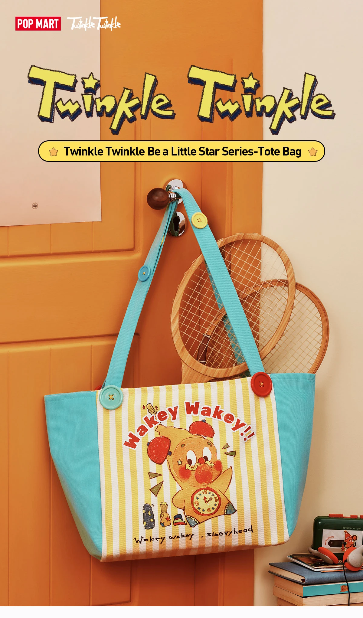 Twinkle Twinkle Be A Little Star Series-Tote Bag 5 Twinkle Twinkle Be A Little Star Series-Tote Bag - Image 5